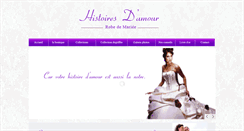 Desktop Screenshot of histoires-damour.fr