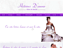 Tablet Screenshot of histoires-damour.fr